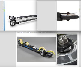 Nordic Pro NXC Superlight Carbon 630 Skating и SPINE Carbon Skate