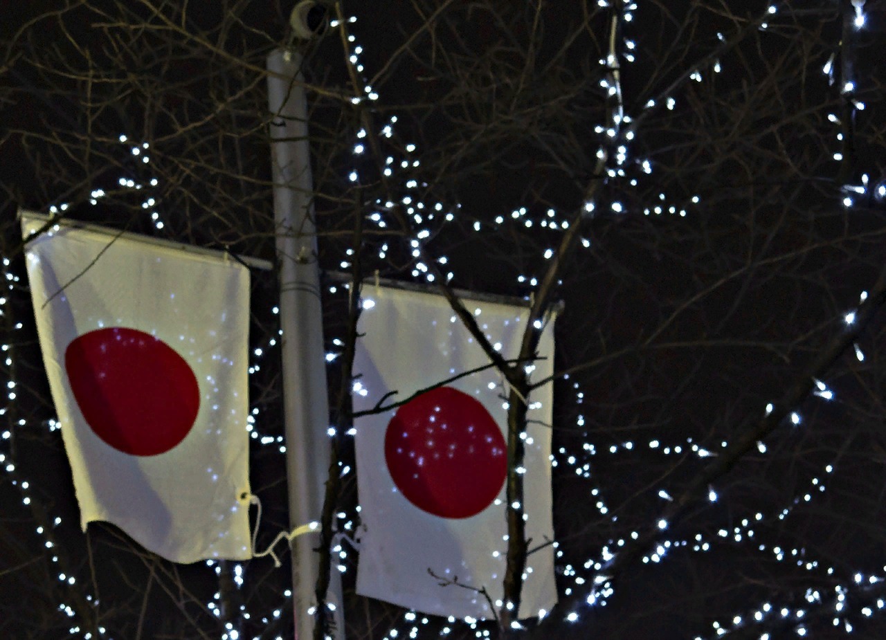 На улицах Токио.