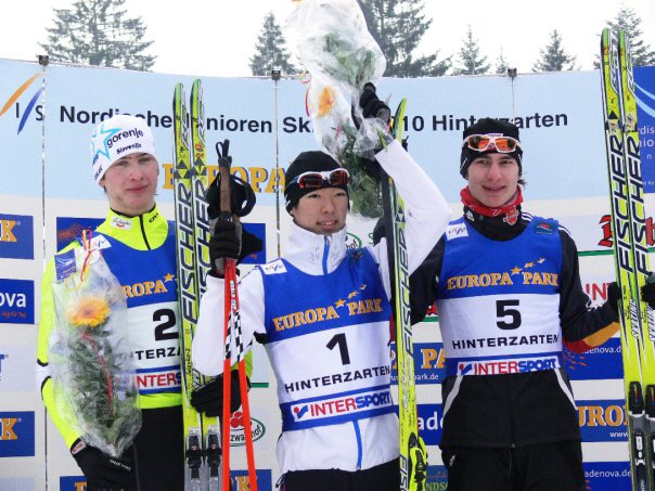 Марьян Еленко, Дзюнсиро Кобаяси, Янис Морвайзер; Хинтерцартен 2010