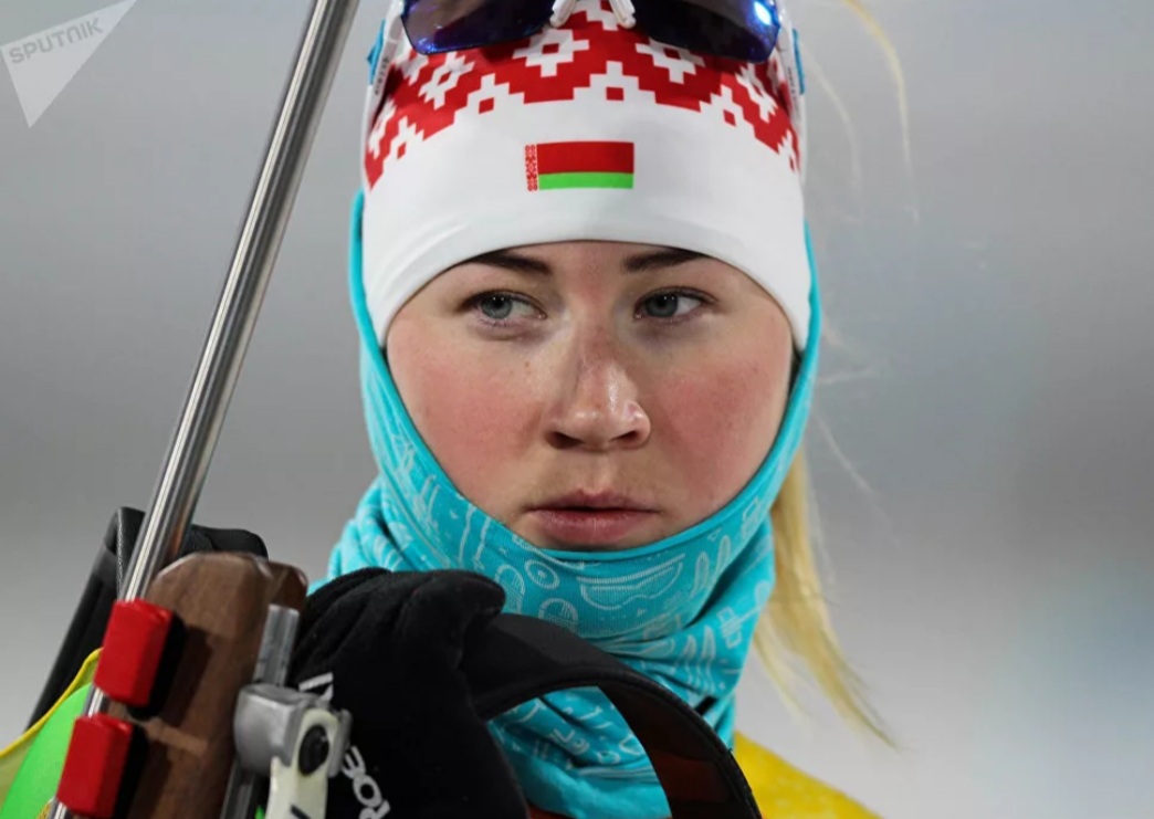 Алимбекова Динара биатлон в купальнике