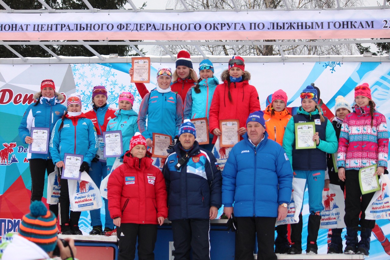 Церемония награждения женских команд