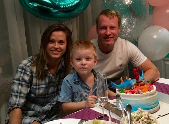 Маргарита и Дмитрий Воронины с сыном Алексеем