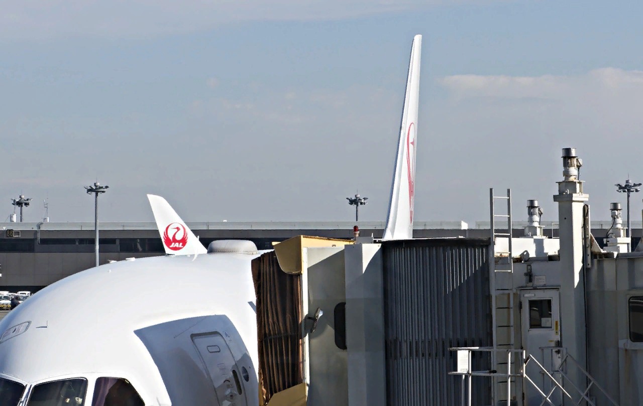 В аэропорту Нарита, Токио.