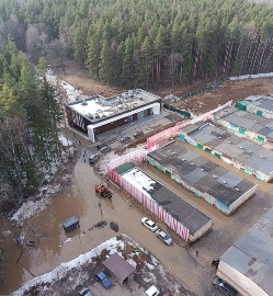 Потоп на базе "Лесная" 2 апреля 2024г
