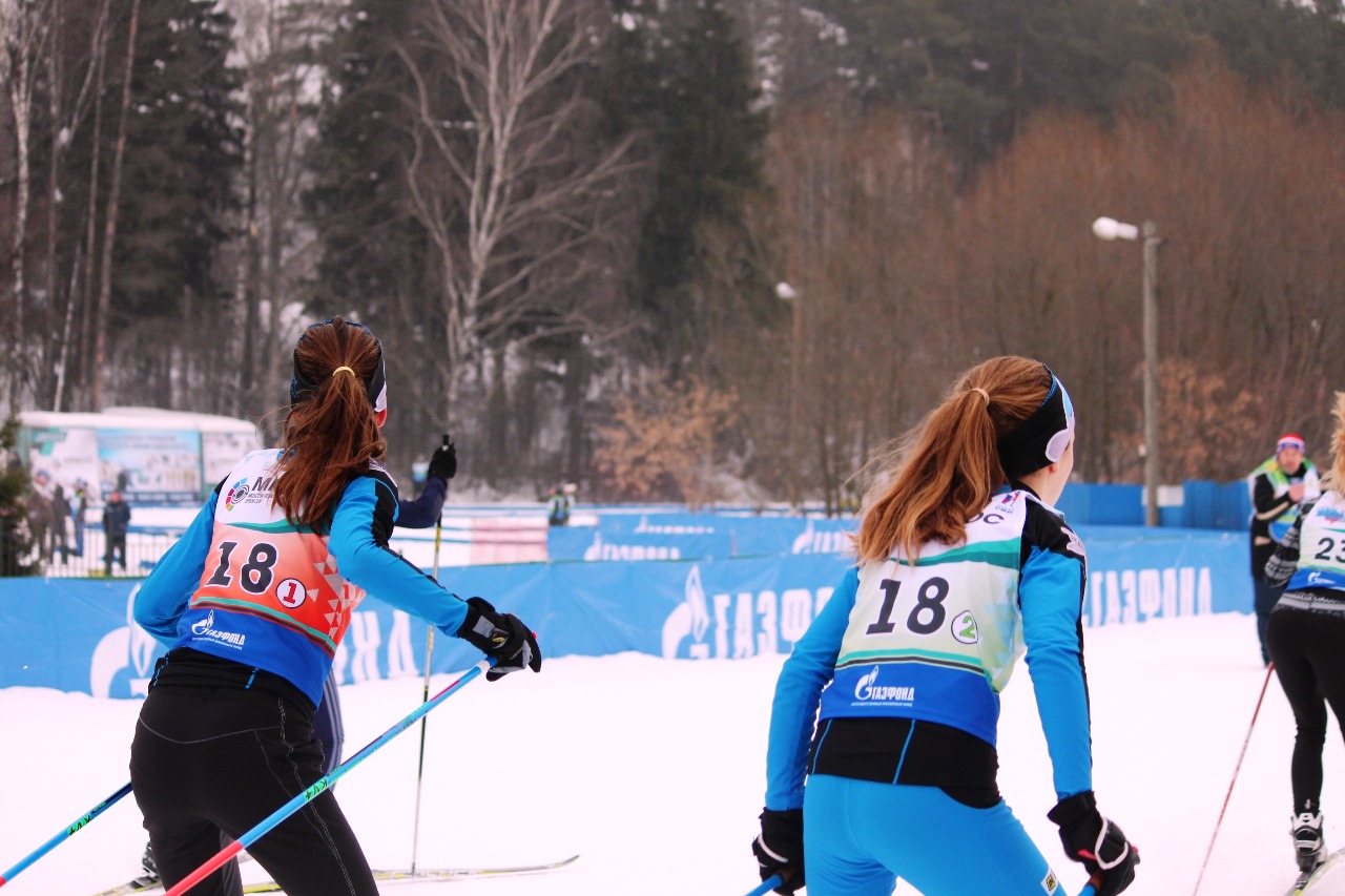 Юные французские биатлонистки.