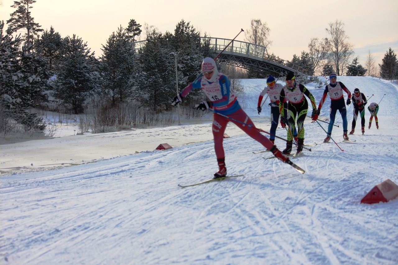 Наталья Ильина старается не потерять скорость.