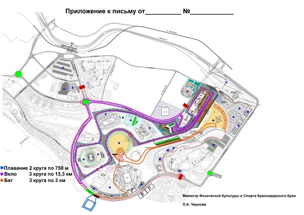 Астана триатлон парк карта