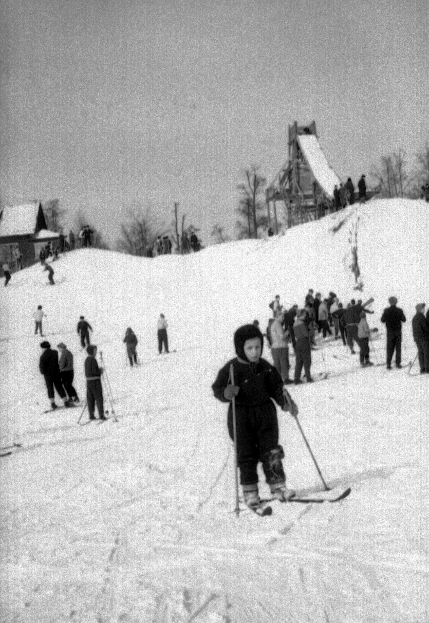 Трамплин в Богородском, конец 1950-х годов