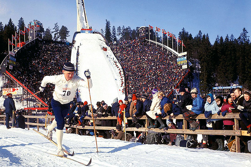 Фото 8. На чемпионате мира 1966 года в Осло (Холменколлене) Одд Мартинсен стал чемпионом в эстафете и бронзовым призёром на дистанции 15 км.