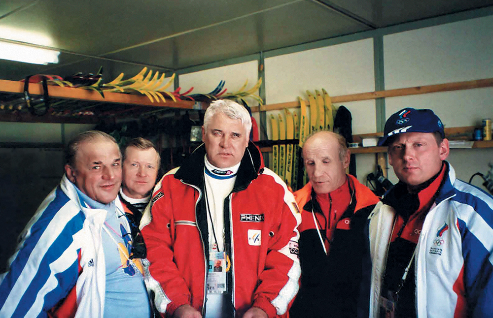 Быстров, Пятало, Акентьев, Александр Смирнов и Завьялов. Нагано-1998.