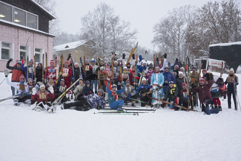 Общее фото участников забега