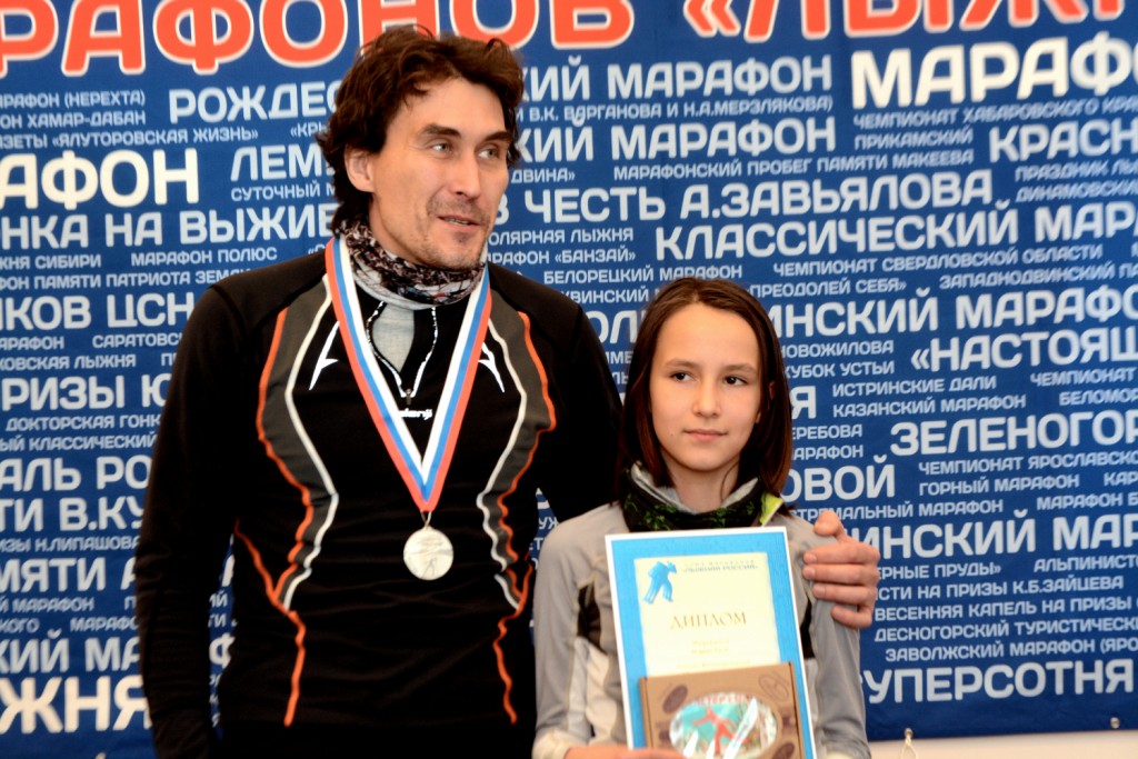 Мастер СМЛР Ринат Акчурин со своей дочкой.