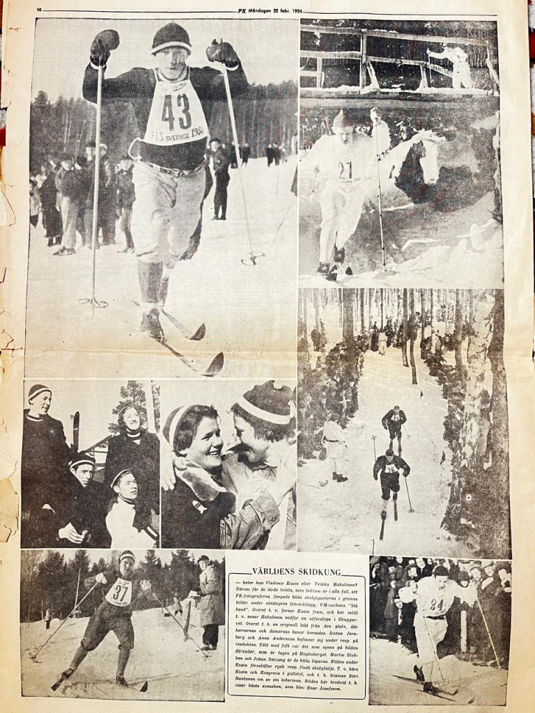 Архив Барановых Шведская газета Dala-Demokraten (1954 г.)