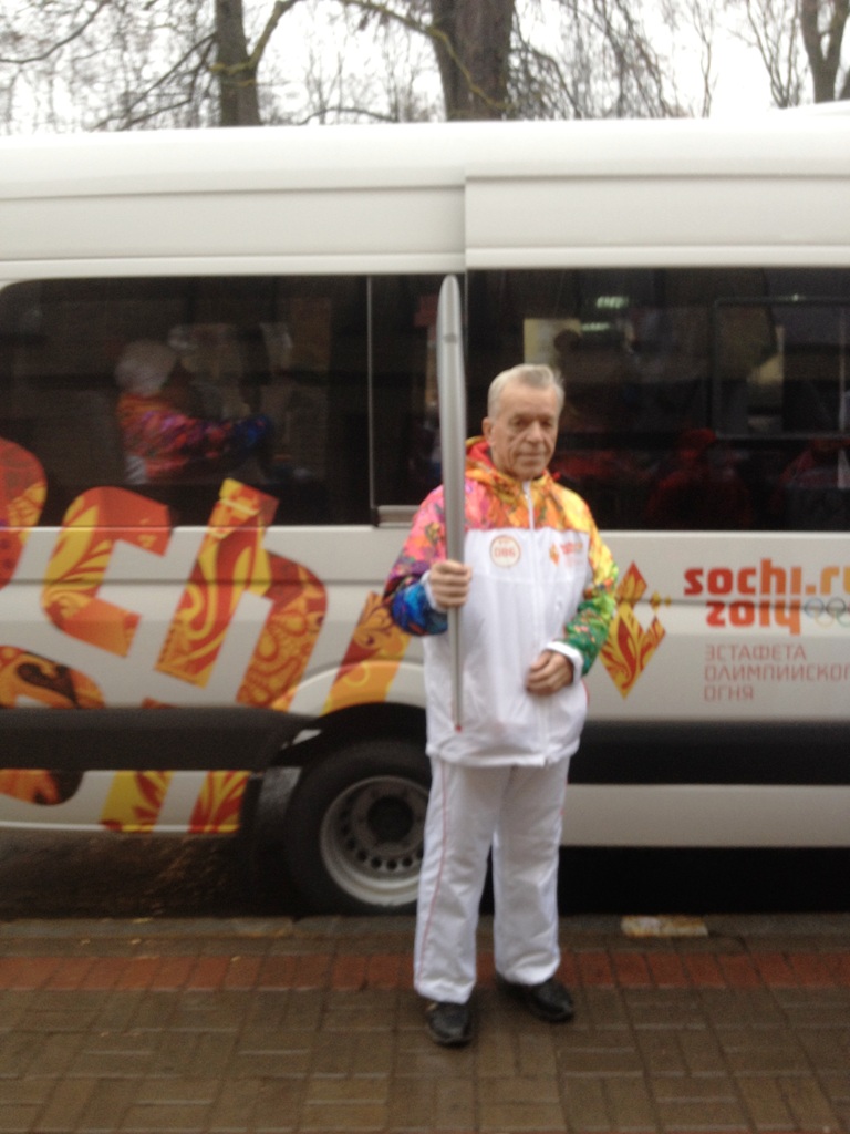 ноябрь 2013 г. Олимпийская эстафета, г.Гатчина, Ленинградская область