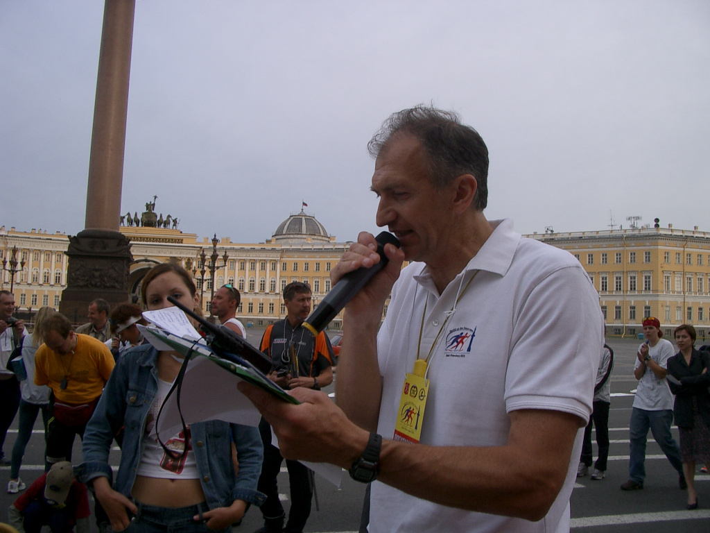 Андрей Кондрашов - один из организаторов первого Спринта на Дворцовой. 