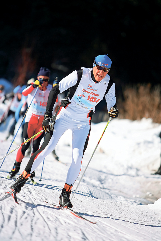 Карло Брена — на трассе лыжного Pustertaler Ski-Marathon, а также на дочерних летних гонках «Marcialonga» — беговой и лыжероллерной. 