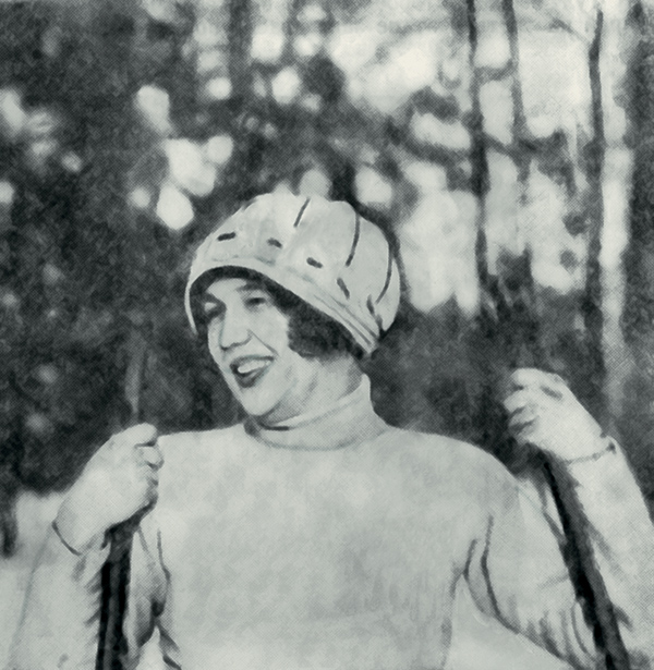Победительница первенства СССР 1924 года Антонина Михайлова. 