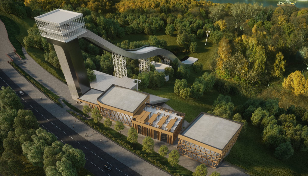 Одна из "картинок" будущего трамплина 