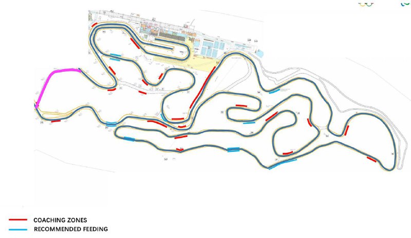 Схема круга 7,1 км, который будет использоваться во время мужского лыжного марафона