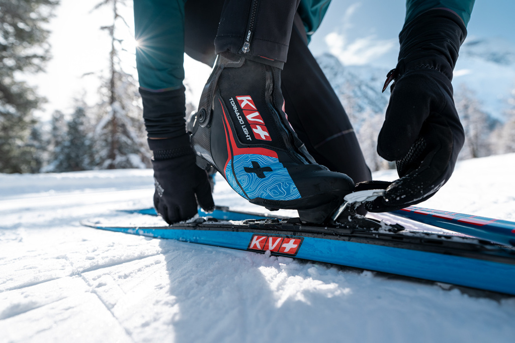 Лыжная обувь KV+ ещё с традиционным логотипом. 