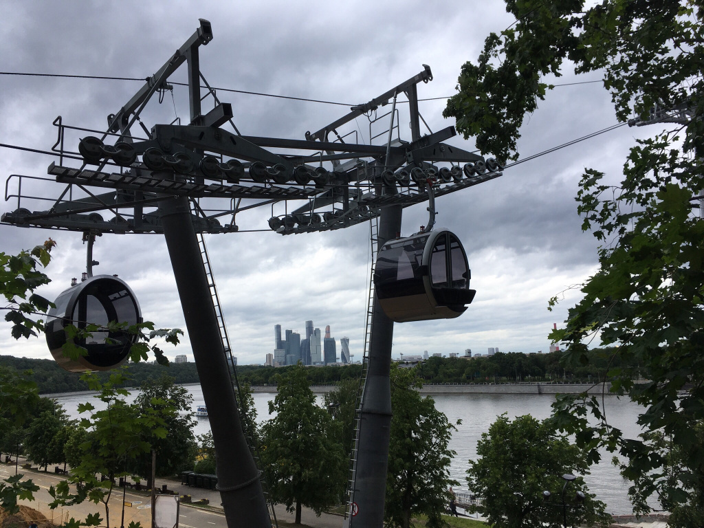 Новая канатная дорога (июнь 2018) 