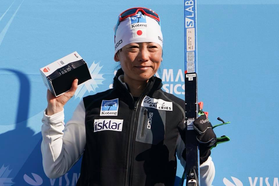 Масако Исида была самой активной в сегодняшней гонке и получила приз "Лыжник Дня"