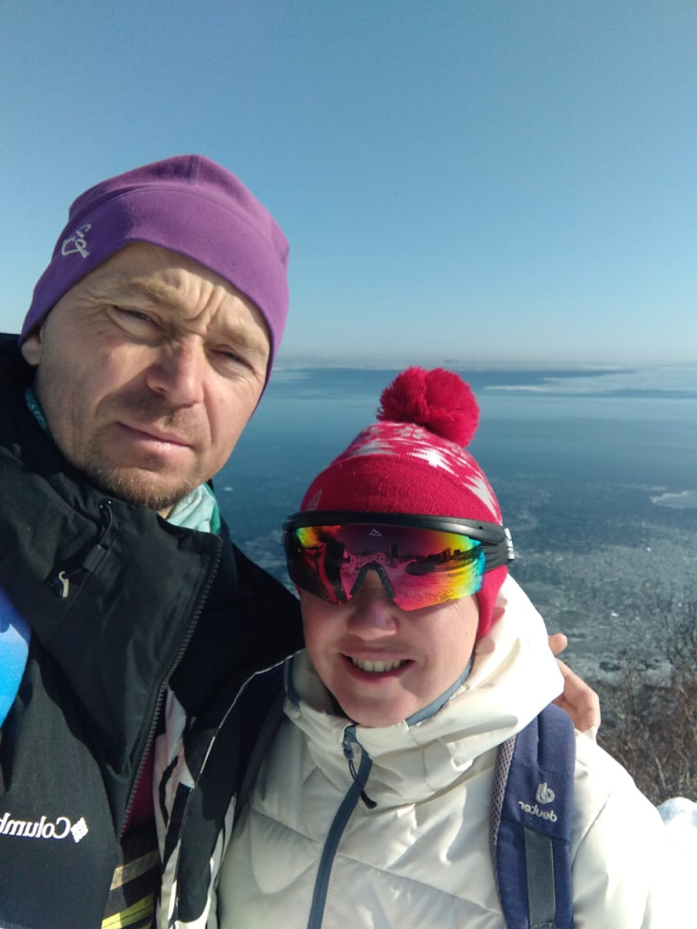 Дмитрий Копосов С любимой женой.