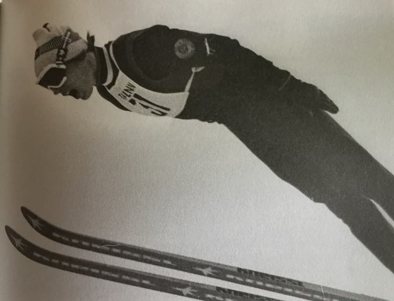 Федор Колчин, член сборной команды СССР по лыжному двоеборью