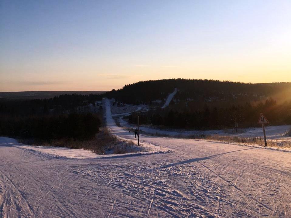 MSU Ski Team Панорама малиновских трасс