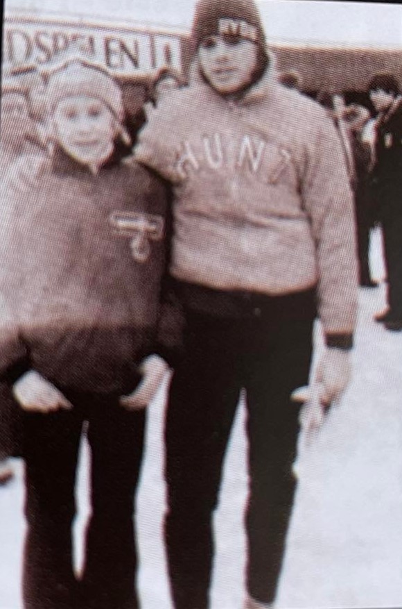 Гунде Сван (слева) и американец Билл Кох, первый обладатель Кубка мира по лыжным гонкам и родитель (но не изобретатель) конькового стиля.