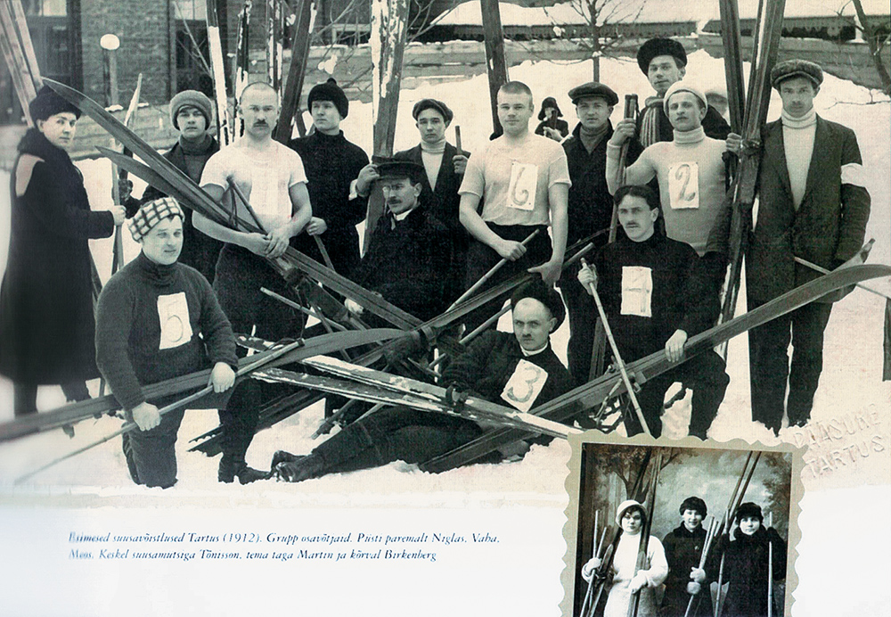 1912 год, одни из первых лыжных соревнований по лыжным гонкам в Эстонии. До старта первого Тарту-марафона ещё долгих 48 лет. 