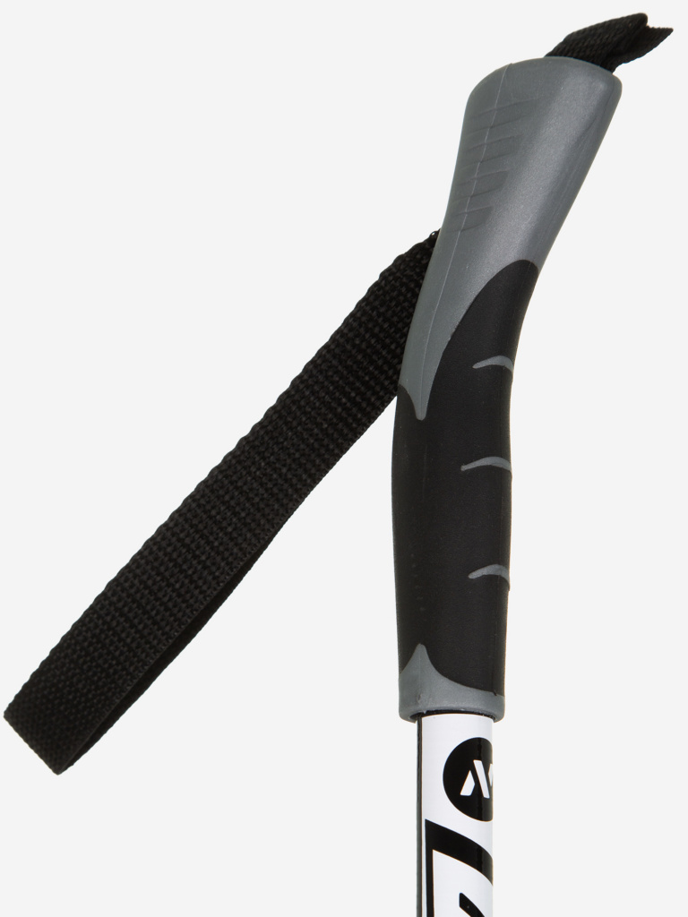 Простейшая пластиковая рукоятка палки Nordway Tour с резиновой противоскользящей накладкой и темляком-петлей.