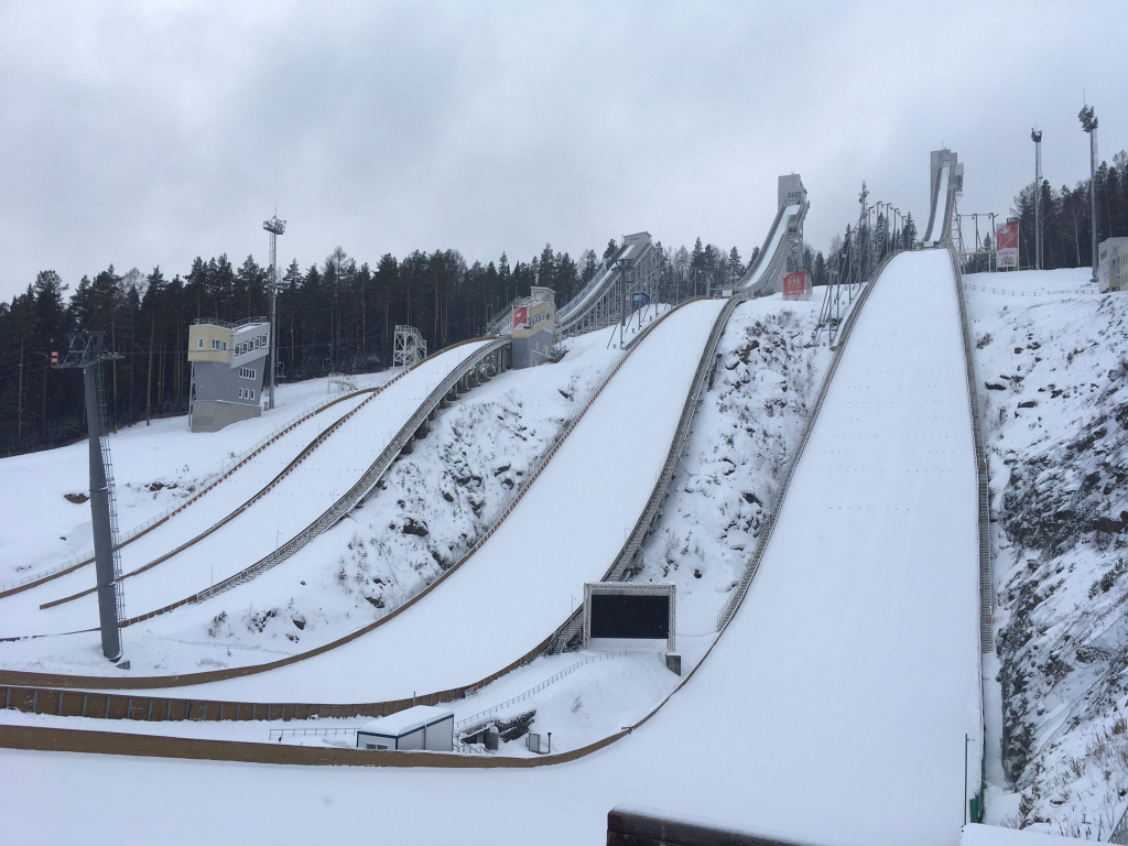 Нияз Набеев Трамплинный комплекс в Нижнем Тагиле, (март 2018)