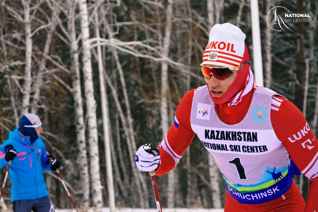 Андрей Кузнецов во время финальных спринтерских забегов