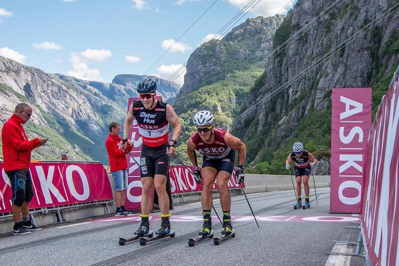 Энди Масгрейв на финише Lysebotn Opp 2019