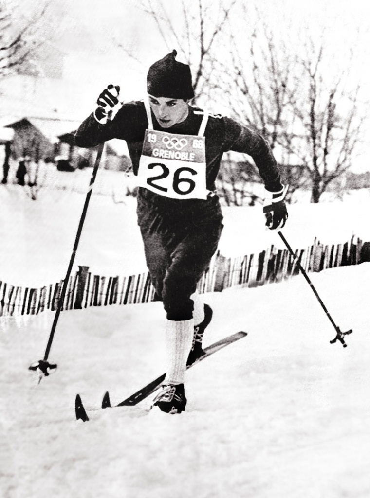 Фото 16. Сенсационный победитель олимпийской тридцатки на Играх 1968 года в Гренобле — ​итальянец Франко Нонес. Первый итальянский чемпион в лыжных гонках.