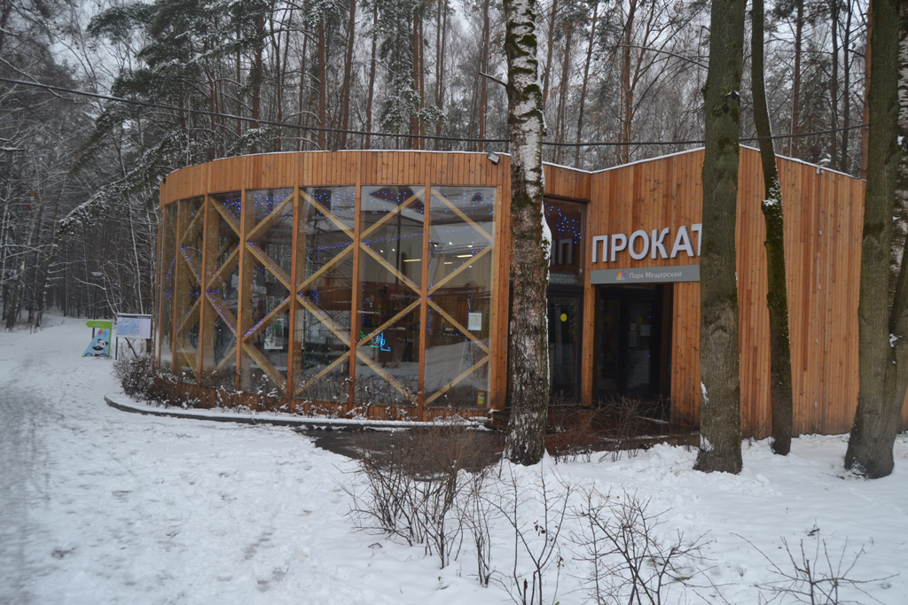 Парк мещерский зимой
