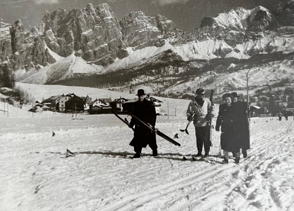 Архив Барановых Тестирование лыж на Олмпийских играх 1956 г.