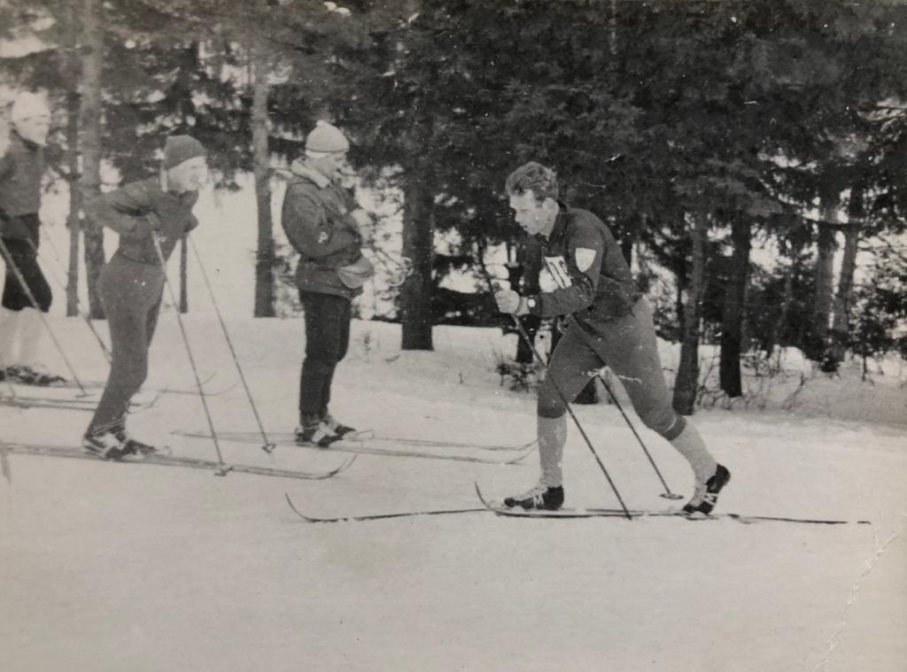 1968 год. Первенство Вузов Москвы, эстафета 4х10 км, Опалиха.