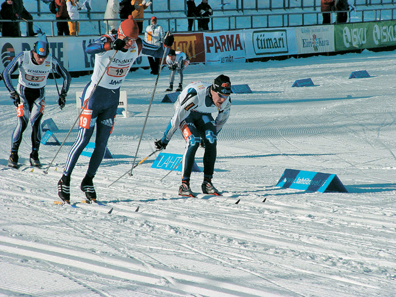 Номинация «Соревнования» 2 место: «Николай Панкратов на этапе Кубка мира в марте 2004 года в Финляндии»