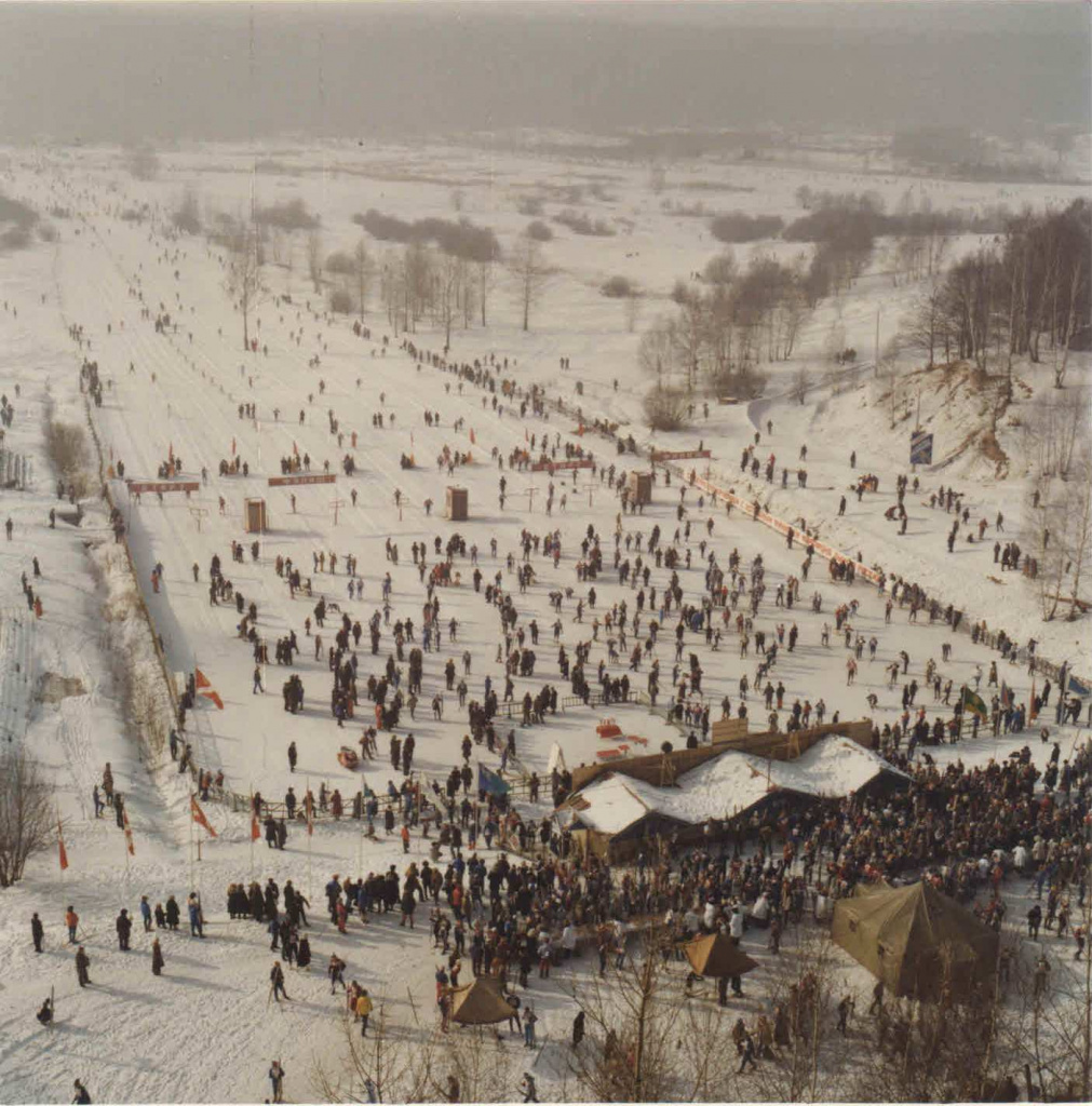 Финиш Лыжни России 1986 года был организован на КСК "Планерная". 