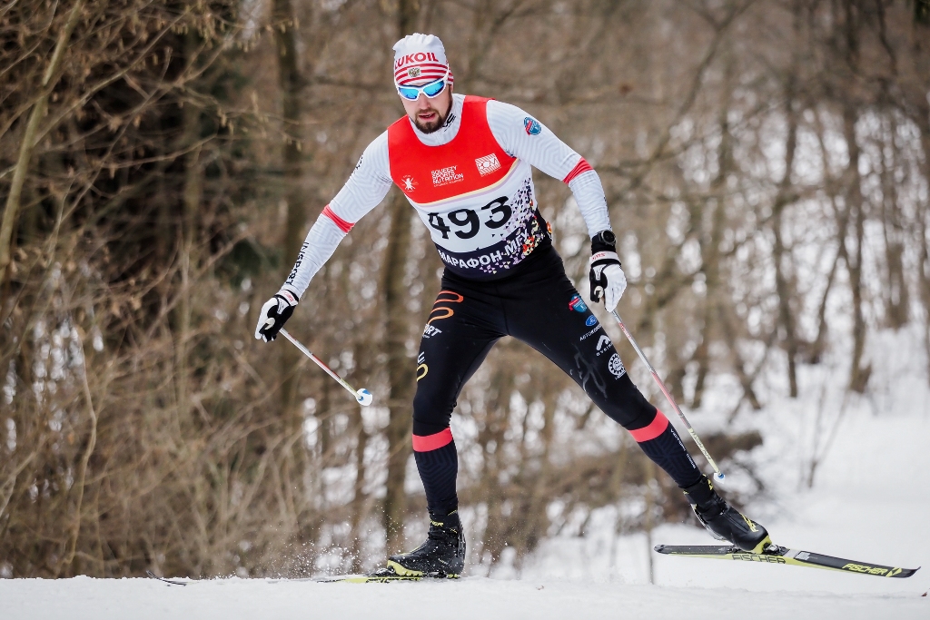 Михаил Голубев - гость марафона МГУ, сильный лыжник из Нижнего Новгорода