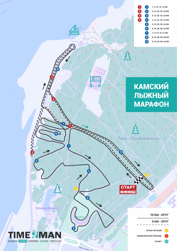 Марафон казань карта