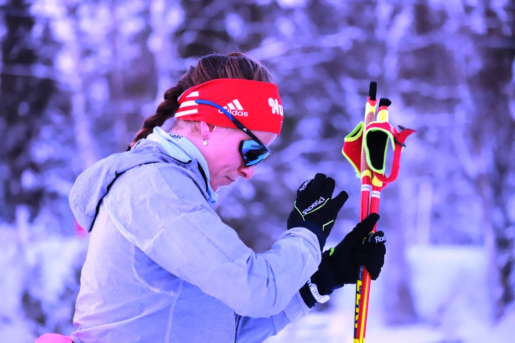 Немецкая гонщица Катарина Хенниг регулярно составляет конкуренцию на лыжне россиянкам