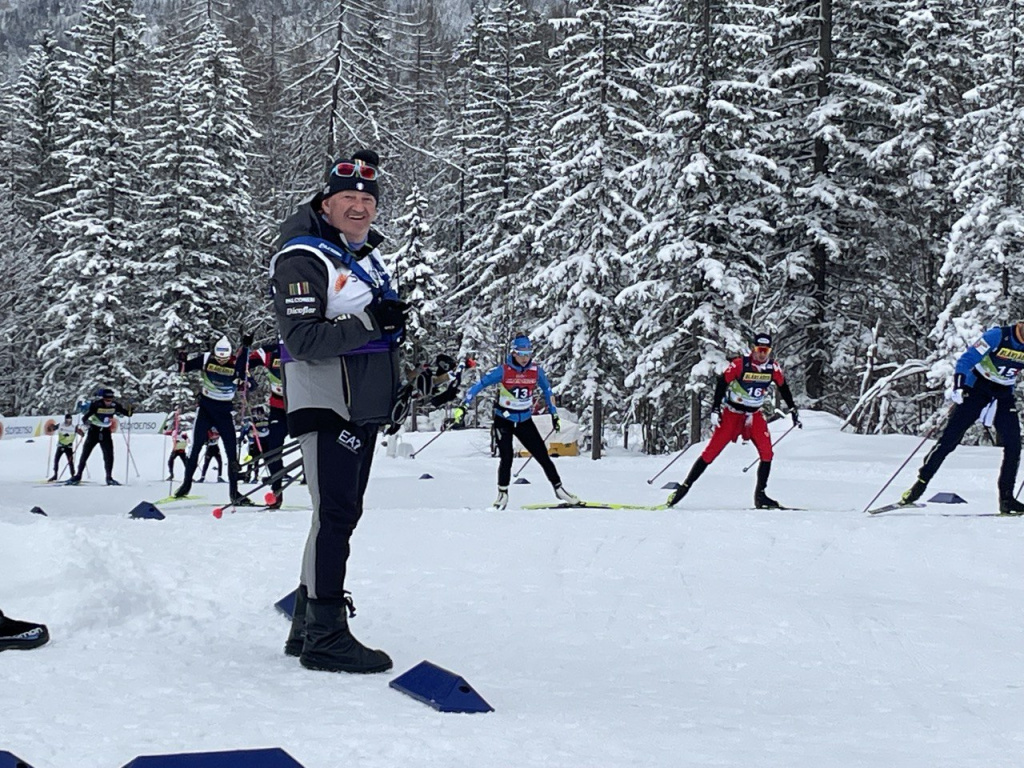 Skisport. Лыжник.