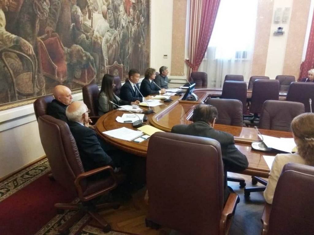 Из архива ООД ЛТР Президиум. Против часовой стрелки: Фищенко Г.В., Беликов А.М., Алексеев С.В., Машкова К.В., Ковылов А.И., Милованов В.К., Ягутян А.А.