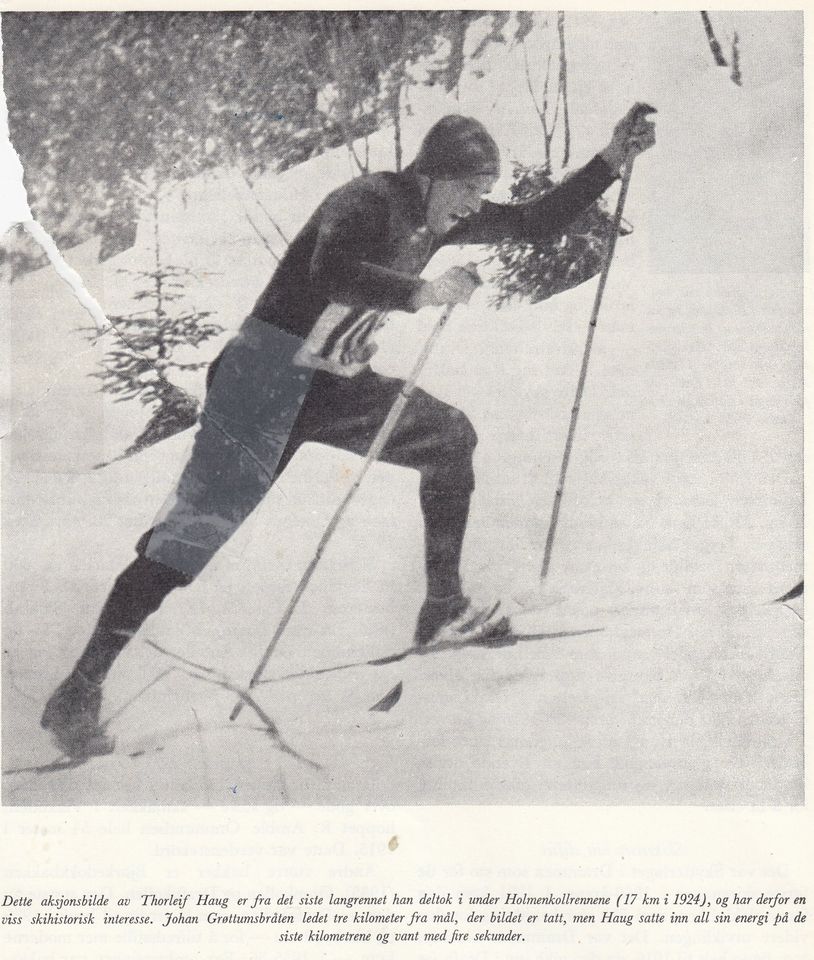 Трехкратный олимпийский чемпион 1924 г. Торлейф Хауг (Норвегия) 