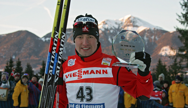 Иван Бабиков – «Человек дня» на Тур Де Ски 2008 года. Иван в тот день показал лучший результат при подъёме в гору в Валь ди Фиемме.