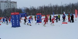 Чемпионат России 50 км женщины Апатиты 13.04.2024 Старт гонки